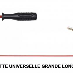 Baguette nettoyage 1 mètre acier gainé PVC pour carabines Ø5mm