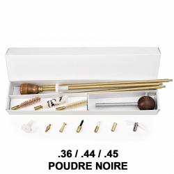 Kit complet nettoyage et chargement armes à poudre noire 36 / 44 / 45