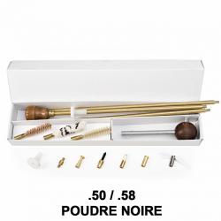 Kit complet nettoyage et chargement armes à poudre noire .50 / .58