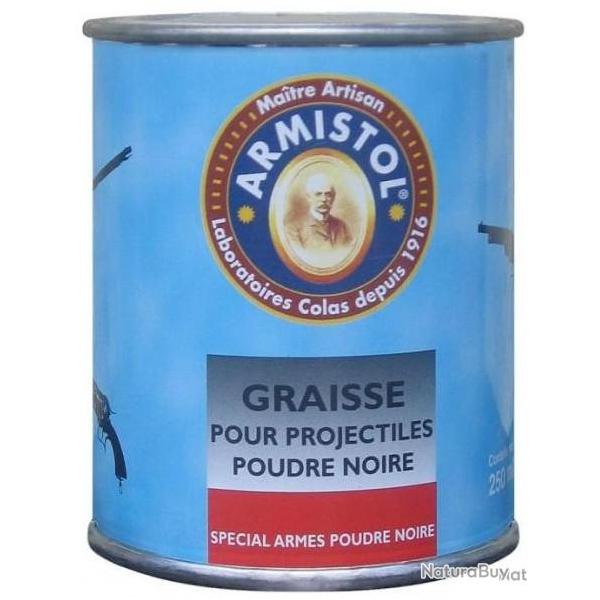 Graisse projectile poudre noire Armistol 250ml