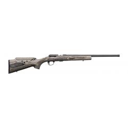 CARABINE BROWNING T-BOLT TARGET VARMINT BRONZÉ LAMINATE BUSC RÉGLABLE FILETÉ CAL.22LR LONGUEUR 49cm