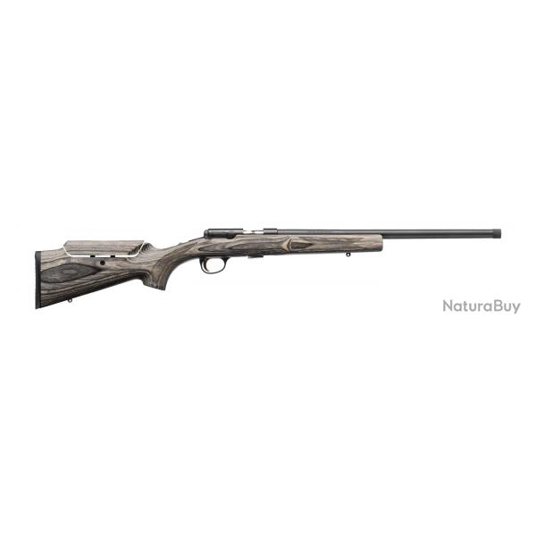 CARABINE BROWNING T-BOLT TARGET VARMINT BRONZ LAMINATE BUSC RGLABLE FILET CAL.22LR LONGUEUR 49cm