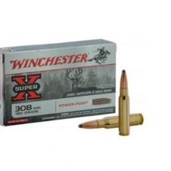 Munition Winchester Cal.308 win  180GR - Balle Power Point EN STOCK