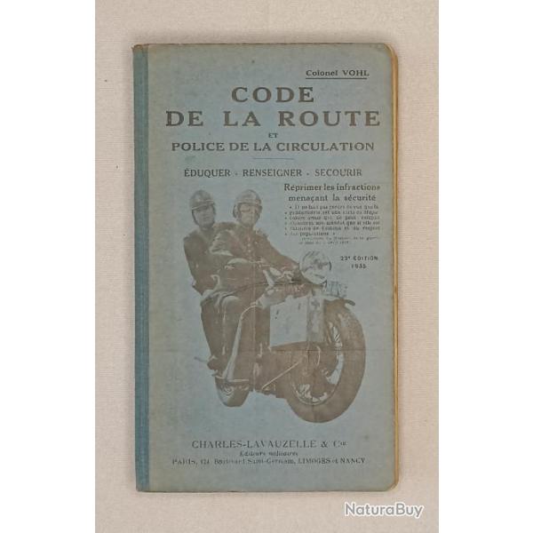 CODE de la route POLICE annes 30