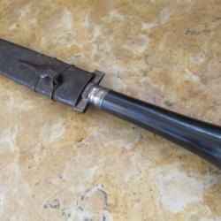 long stylet dague vertu couteau de défense style orientale Napoléon argent 1° Empire XIX° 19°siecle
