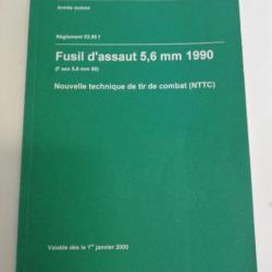 Réglement Fusil d'assaut 5,6mm 1990 Armée Suisse