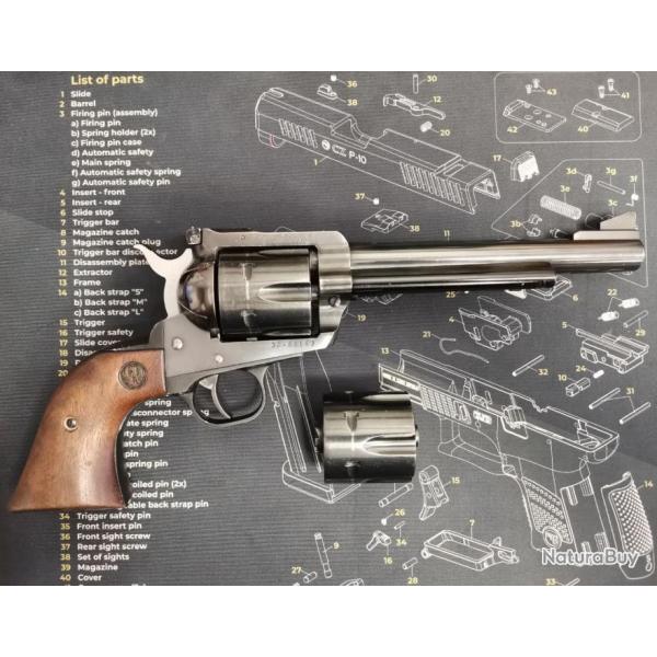 Revolver RUGER BLACKHAWK New Model - Calibre 357 magnum + Barillet 9x19 (Occasion trs bon tat)