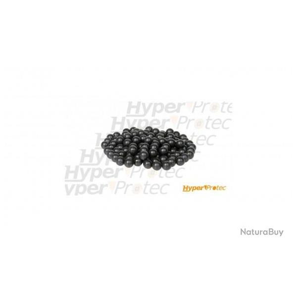 100 Balles Cal.50 caoutchouc durci avec mtal T4E RubberSteel noir