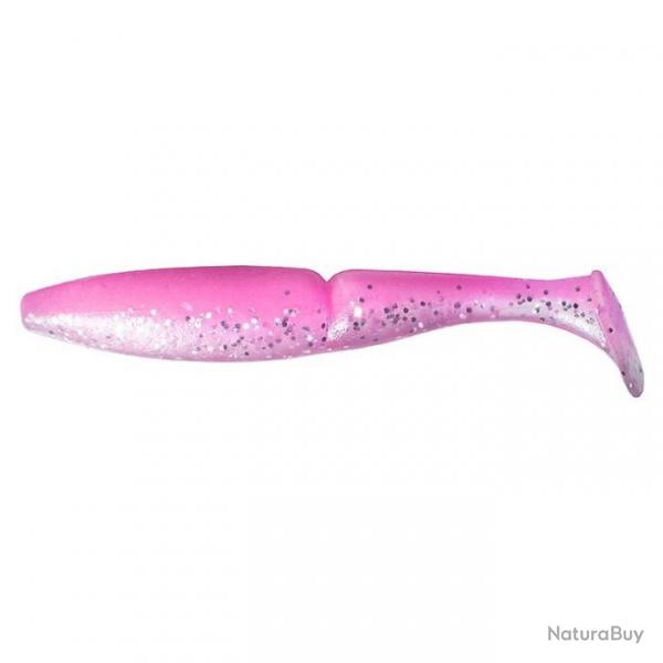 Leurre One Up Shad 4" 083 PINK BACK GLITTER BELLY