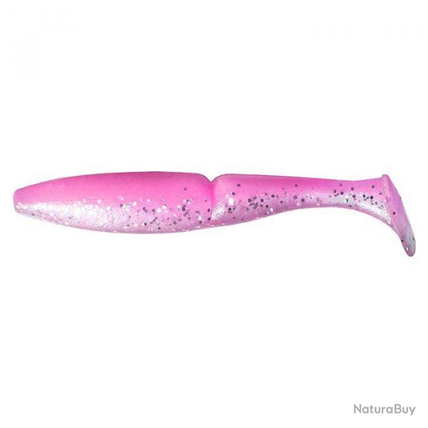Leurre One Up Shad 4" 083 PINK BACK GLITTER BELLY
