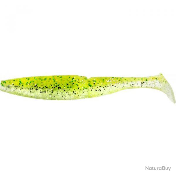 Leurre One Up Shad 5" 107 YELLOW CHART GLITTER