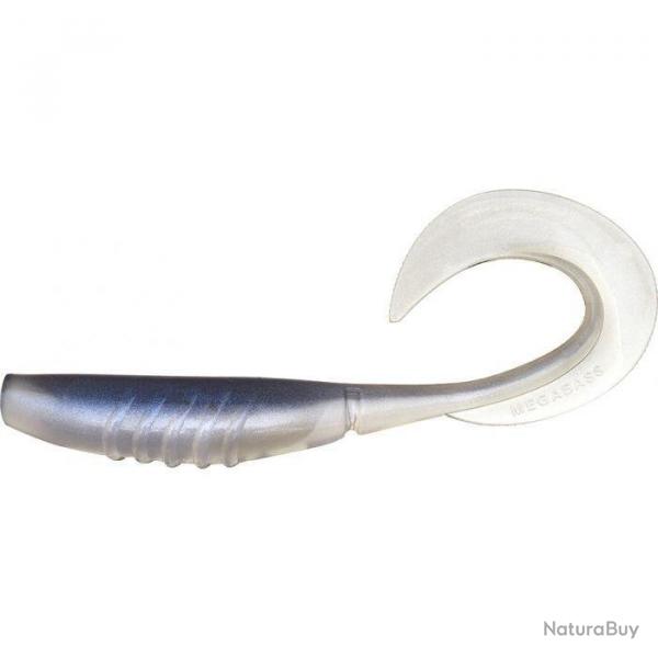 Leurre MEGABASS X LAYER CURLY 3.5" ALBINO