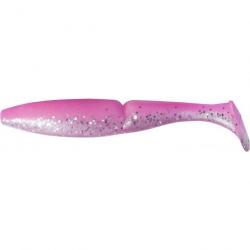Leurre One Up Shad 7" 083 PINK BACK GLITTER BELLY