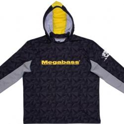 T Shirt MEGABASS Sweat Game Hoodie BLACK