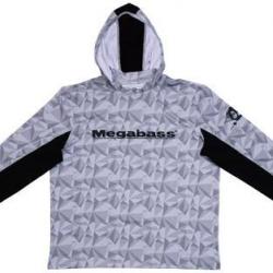 T-Shirt MEGABASS Sweat Game Hoodie WHITE M