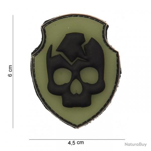 Patch 3D PVC Ghost skull | 101 Inc (0001 0851)