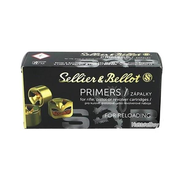 1000 amorces small pistol sellier bellot