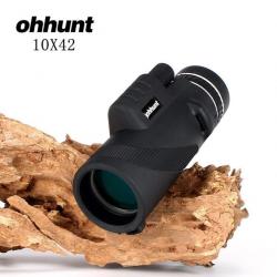 OHHUNT Monoculaire Grand Angle Puissant 10X42