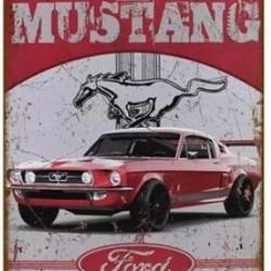 PLAQUE METAL FORD MUSTANG