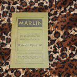 MARLIN  catalogue ancien pas de date reproduction
