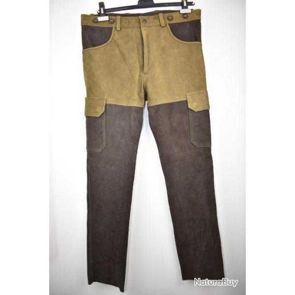 Pantalon de Cuir 100% cuir de buffle - Taille 52