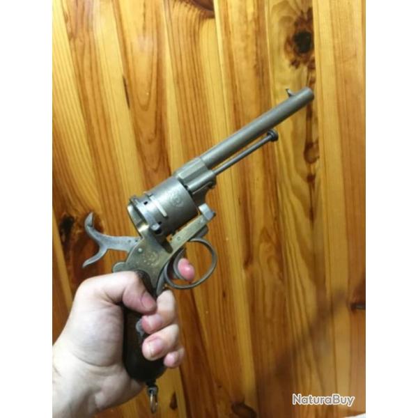 1 SANS PRIX DE RSERVE Revolver  broche LEPAGE FRRES 12mm