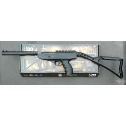 PISTOLET BLACK OPS . LANGLEY SILENCER Pro Sniper, version "Hitman" .Cal 5,5 mm .Crosse modulable