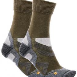 Pack de 2 paires de chaussettes anti-tiques (Couleur: Vert, Taille: 3)