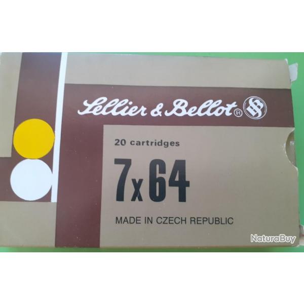 Balles 7x64 Sellier Bellot
