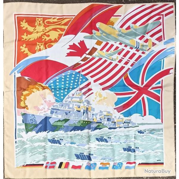 D-DAY foulard 50me anniversaire du dbarquement WW2
