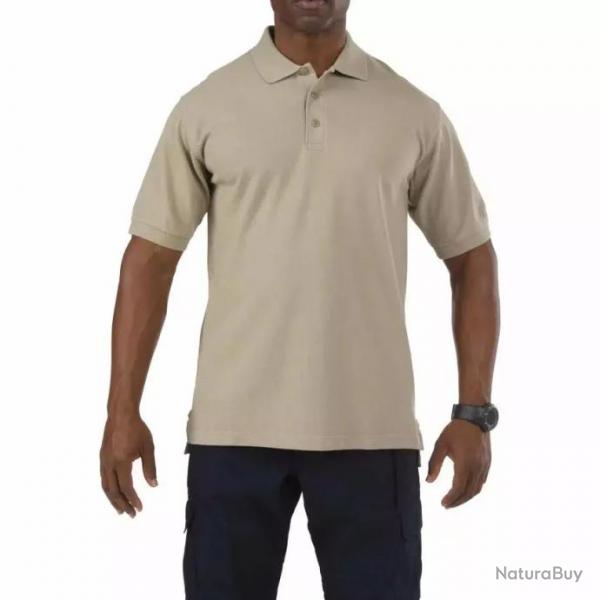 Polo Professional Manches Courtes Silver Tan 160