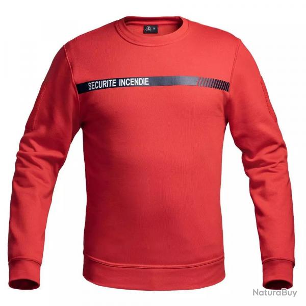 Sweat Scu On Scurit Incendie Rouge