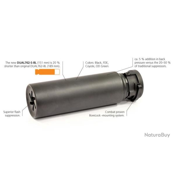 ASE UTRA DUAL 7.62 NOIR Borelock