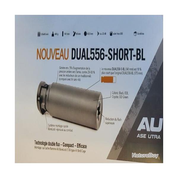 ASE UTRA DUAL SHORT 5.56 NOIR Borelock