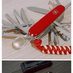 Victorinox couteau suisse Swisschamp rouge
