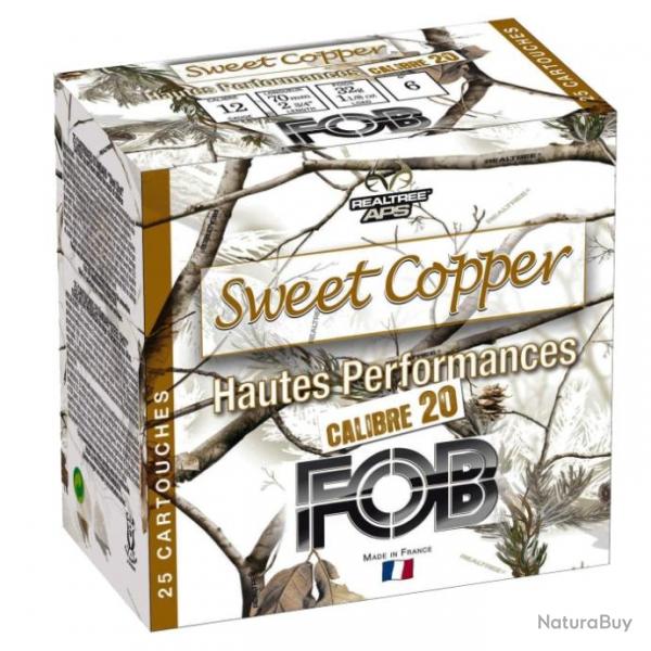 Cartouches de chasse FOB Sweet Cooper - Cal.20/70 - Par 5 / 29 g / 5 cuivr