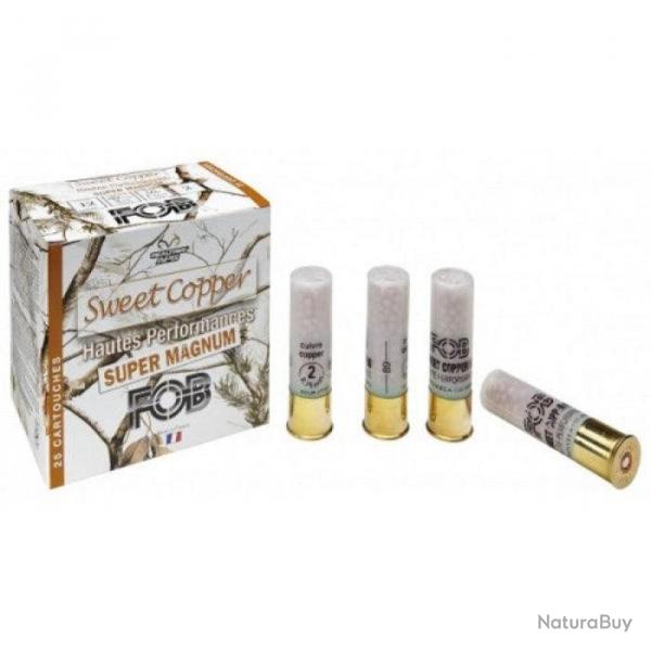 Cartouches de chasse FOB Sweet Cooper HP Super Magnum Cal.12 89 50 g cuivr Par 5
