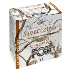 Cartouches de chasse FOB Sweet Cooper HP Cal.20 70 29 g cuivré Par 10