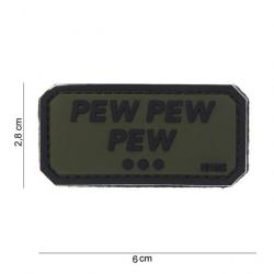 Patch 3D PVC Pew pew pew vert | 101 Inc (0001 0885)