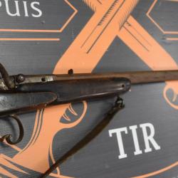 Trés ancienne carabine 9mm à chien canon octogonal   mise à prix 1 euro !!!