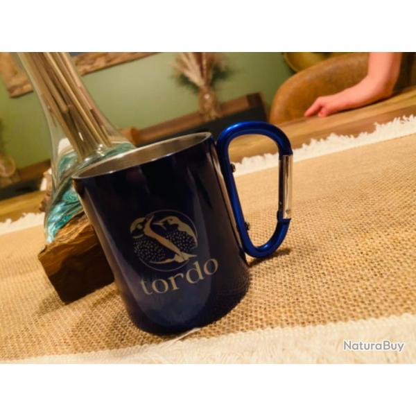 Offre Nouveaut 2024 Mug inox logo Tordo grive coloris bleu