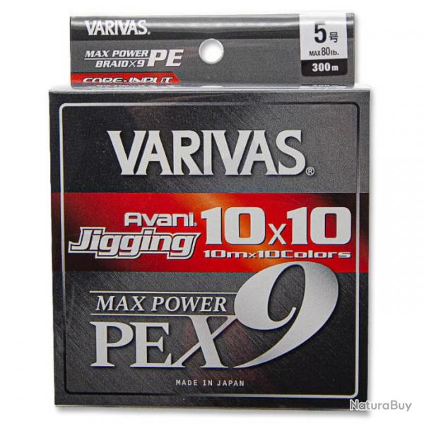 Varivas Avani Jigging 10x10 Max Power X9 80lb 300m