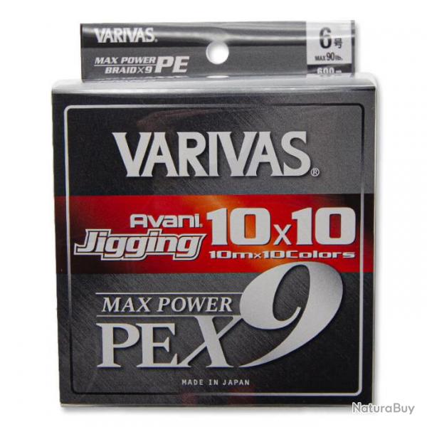 Varivas Avani Jigging 10x10 Max Power X9 90lb 600m