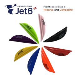 JET6 - Plumes 1.75" (x50) JAUNE GAUCHER (LH)