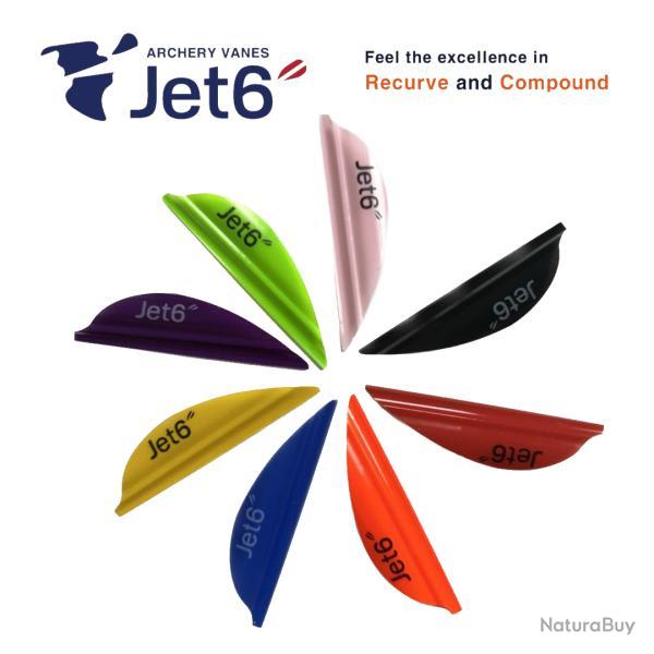 JET6 - Plumes 2" (x50) ROUGE GAUCHER (LH)