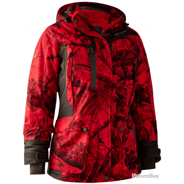 Veste Raven chasse femme Rouge DEERHUNTER