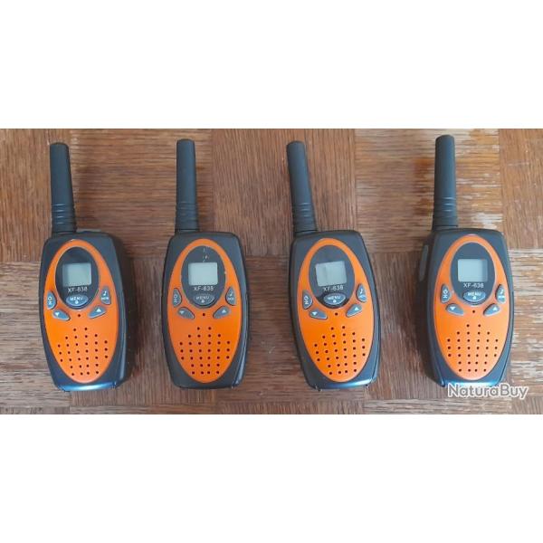 Talkies-walkies x 4