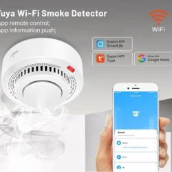 Détecteur de fumée 85db wifi intégrée avec application intelligente !