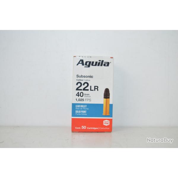 500 munitions Aguila subsonique SP40