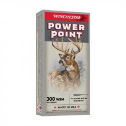 BOITE DE 20 CARTOUCHES WINCHESTER CAL.300WSM POWER-POINT 180GR